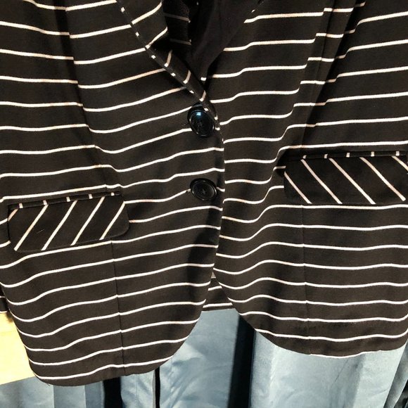 Torrid Pin Striped Jacket. (Torrid Tub). - Picture 3 of 8